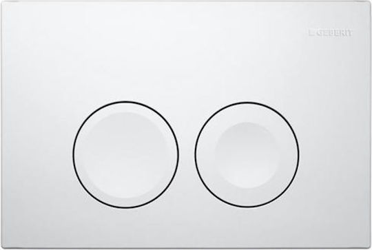 Geberit Delta 25 Spülplatten für Toiletten Doppelspülung
