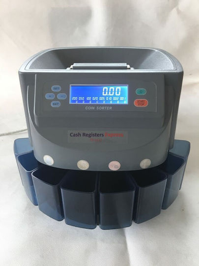 TE Tameiaki Express ΤΕ 1112 Money Counter with Speed 200 Coins per Minute ΤΕ1112