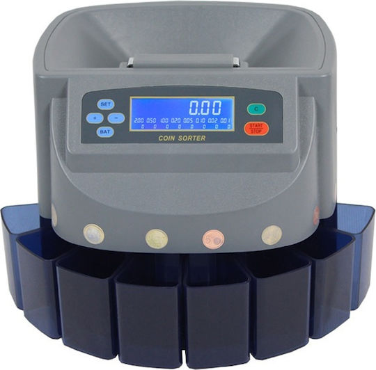 TE Tameiaki Express ΤΕ 1112 Money Counter with Speed 200 Coins per Minute ΤΕ1112