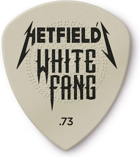 Dunlop Πένες Κιθάρας Hetfield's White Fang Custom Flow Pick Πάχους 0.73mm Σετ 6τμχ