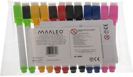 Maaleo Zeichenmarker Dicke Set 12Stück