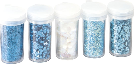 Knorr Prandell Goldstaub Glitter Türkis 4gr Set 5Stück