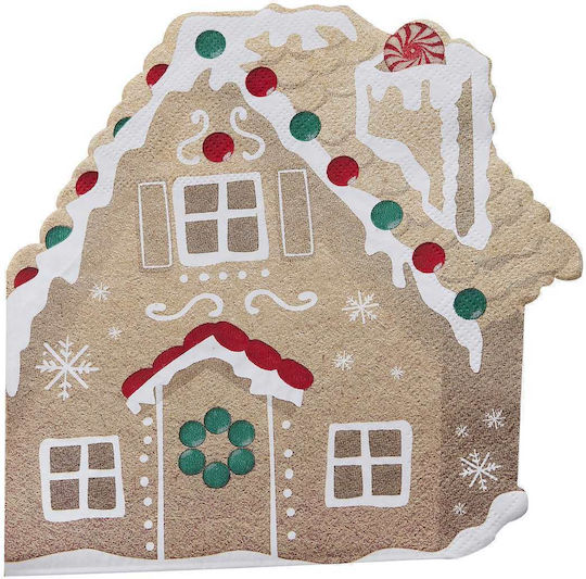 Ginger Ray Christmas Brown Napkins 16 Pieces Ginger Ray Christmas Brown Napkins 16 Pieces