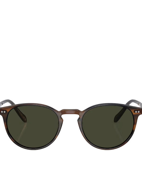 Oliver Peoples Riley Γυαλιά Ηλίου Καφέ με Κοκκάλινο Σκελετό Oliver Peoples Riley Γυαλιά Ηλίου Καφέ με Κοκκάλινο Σκελετό