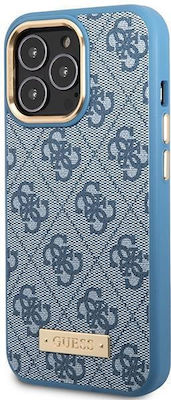 Guess Plastic Back Cover Blue (iPhone 14 Pro)