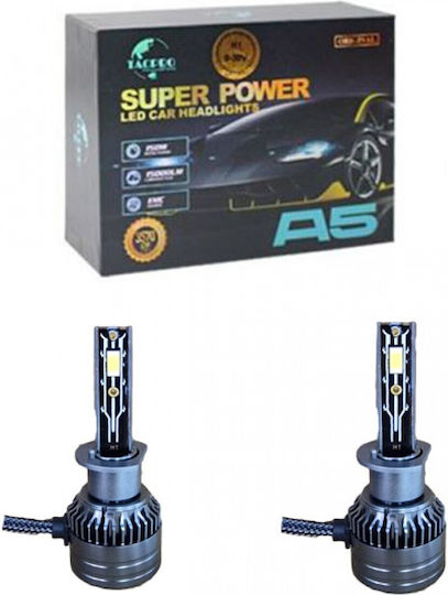 Lamps Car Set 2 H1 Canbus LED 6000K Cold White 150W 2pcs