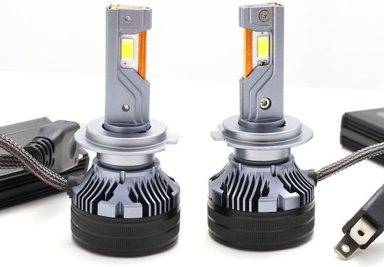 Λάμπες Αυτοκινήτου φώτα H7 / H1 / H4 / H11 Canbus LED 4300K Φυσικό Λευκό 12V / 30V 65W 2τμχ