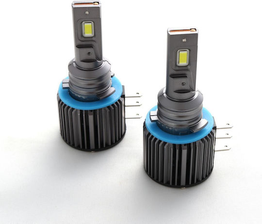Крушки За Автомобил H15 Canbus LED 6000K Хладно Бели 30V 55W 2 Броя