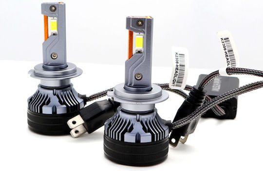 Λάμπες Αυτοκινήτου φώτα H7 / H1 / H4 / H11 Canbus LED 4300K Φυσικό Λευκό 12V / 30V 65W 2τμχ