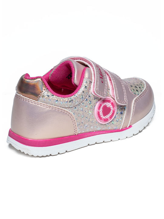 Kids Sneakers with Scratch Gold
