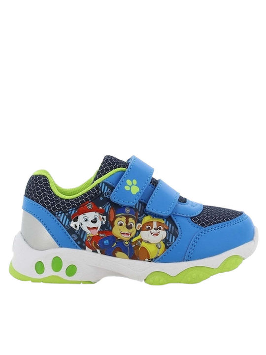 Nickelodeon Kids Sneakers with Scratch & Lights Blue