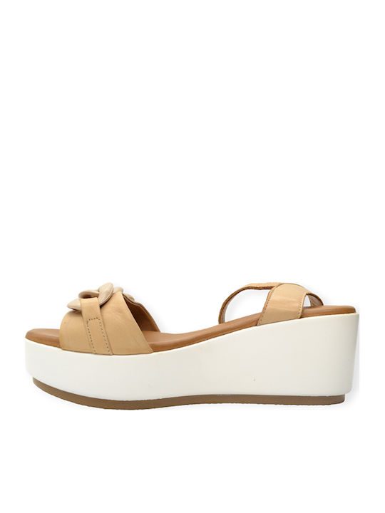 Women's Platform Shoes Beige