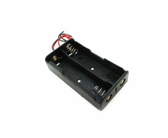 Plastic Battery Case Holder 2x18650 3.7V