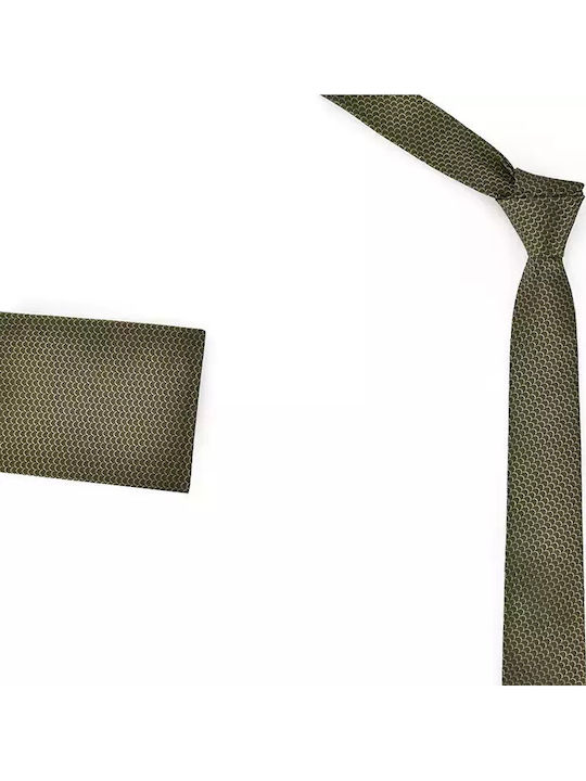 Messaggero Men's Tie Set Monochrome Green