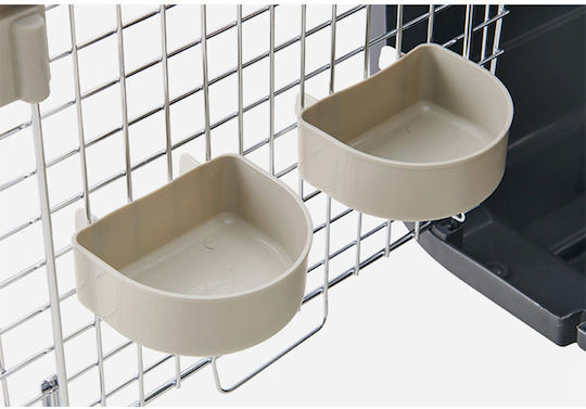 Vesta Pet Carrier 3 Κλουβί Μεταφοράς Σκύλου Γκρι 51x68x48cm