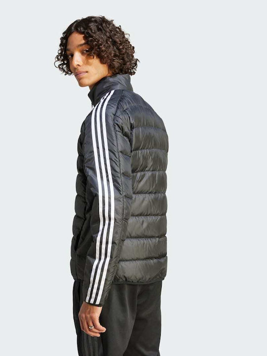 adidas Essentials 3-Stripes Light Down Jacket Puffer Black