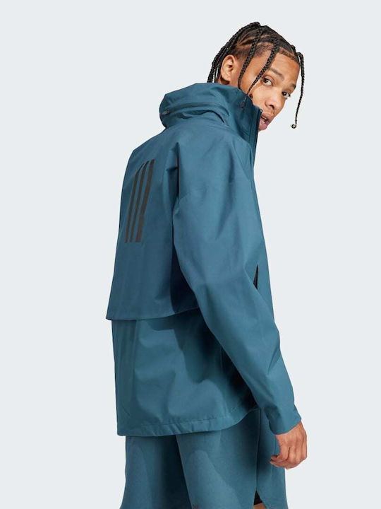 MYSHELTER RAIN.RDY Спортно мъжко яке Тюркоазен