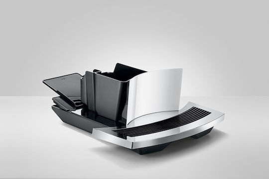 Jura E4 Автоматична Еспресо Кафемашина 1450W Налягане 15bar с Мелачка Piano Бял 15433