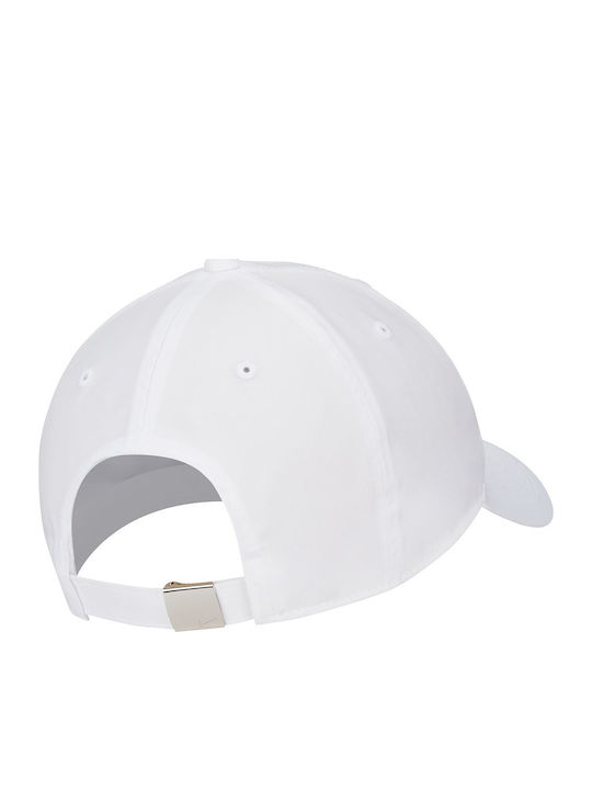 Nike Dri-Fit Club Metal Logo Jockey White FB5372-100 Nike Dri-Fit Club Metal Logo Jockey White FB5372-100