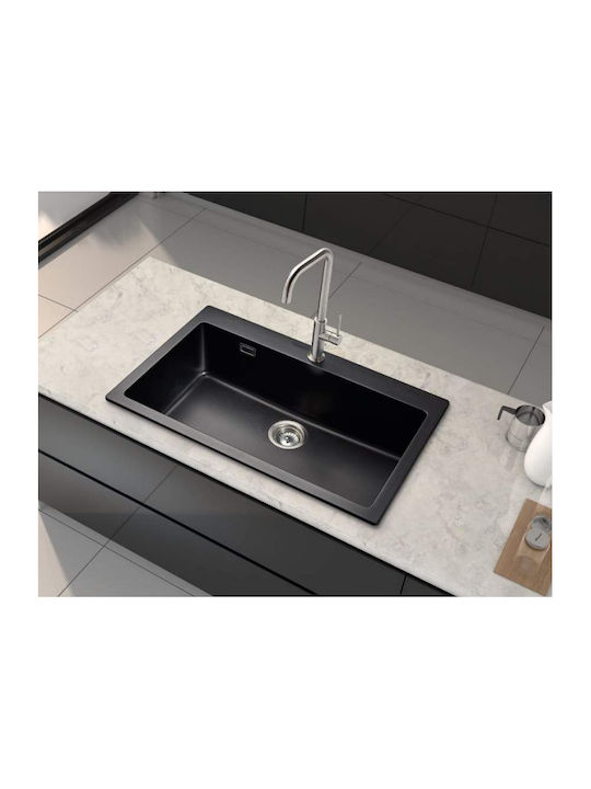Schock Cristalite Manhattan 110-30080-1511 Drop-In Sink Synthetic Granite W79xD50cm Everest