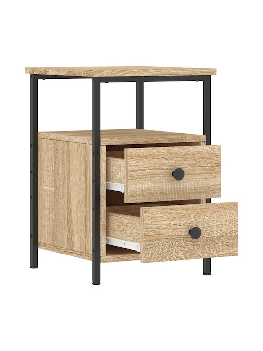Wooden Bedside Table 34x35.5x50cm