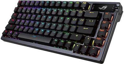 Asus ROG Azoth Wireless Gaming Keyboard 75% with ROG NX Red switches and RGB lighting (English US)