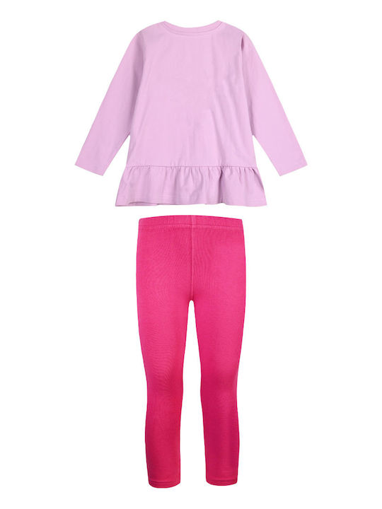 Energiers Kinder Set mit Leggings Winter 2Stück Fuchsie 15-123360-0