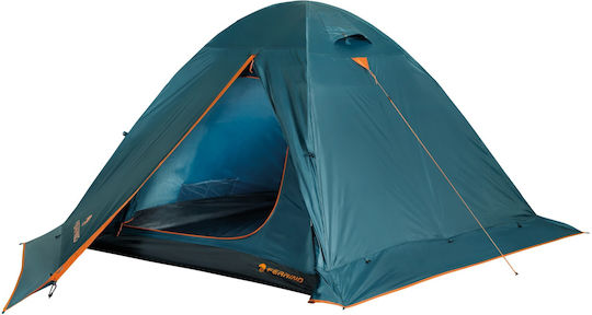Ferrino Kalahari Camping Tent Igloo Blue with Double Cloth 3 Seasons for 3 People 290x180x130cm