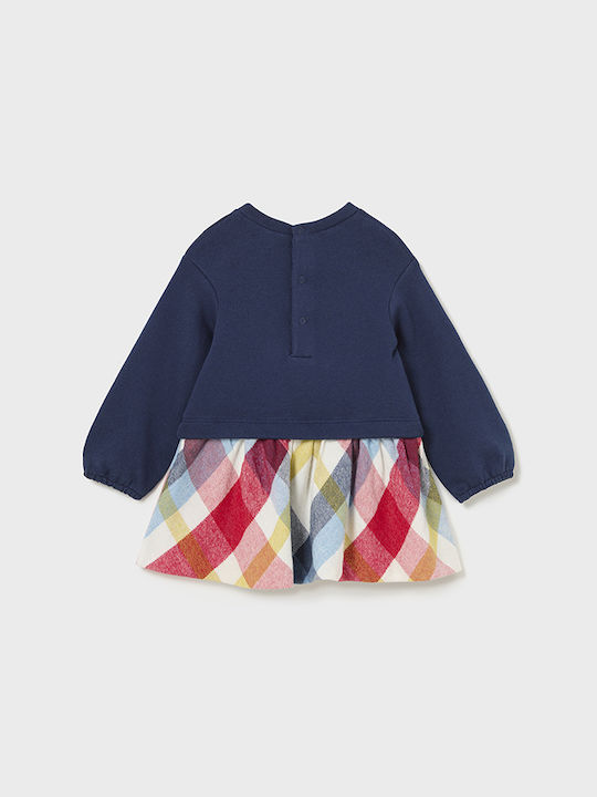 Mayoral Kids Dress Navy Blue