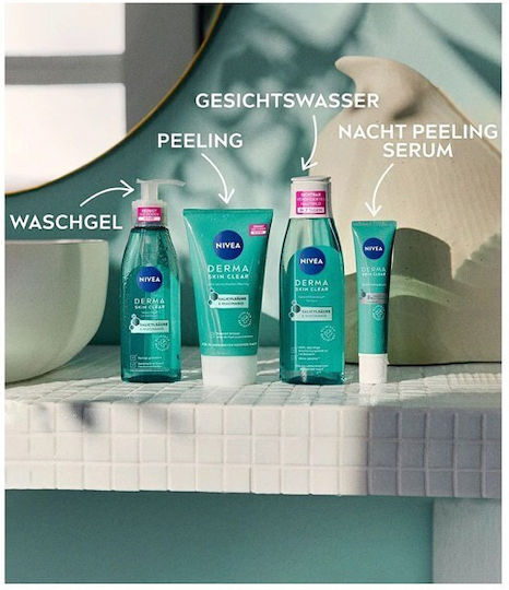 Nivea Derma Skin Clear Gel Καθαρισμού Προσώπου 150ml