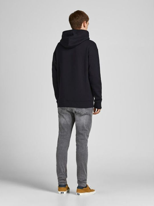 Jack & Jones Men's Sweatshirt with Hood Black