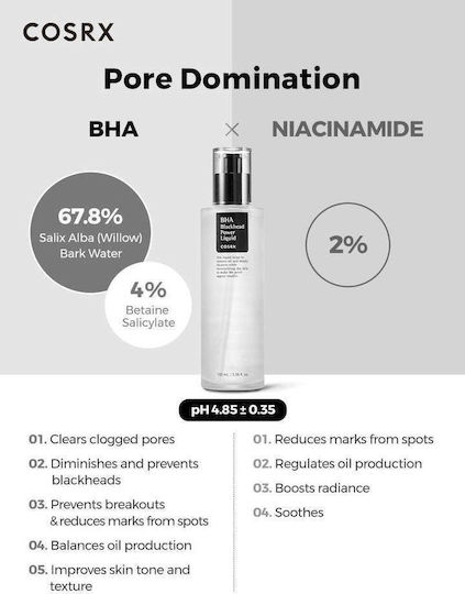 Cosrx BHA Blackhead Power Liquid Face Mist Facial Toning for All Types 100ml