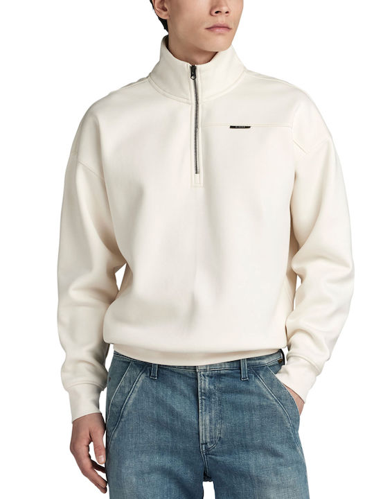 G-Star Raw Men's Sweatshirt Jacket White