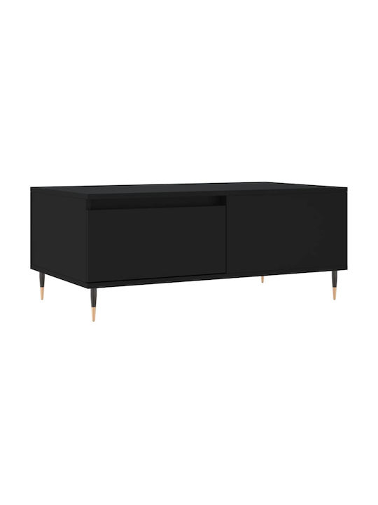 Rechteckig Couchtisch Schwarz L90xB50xH36.5cm