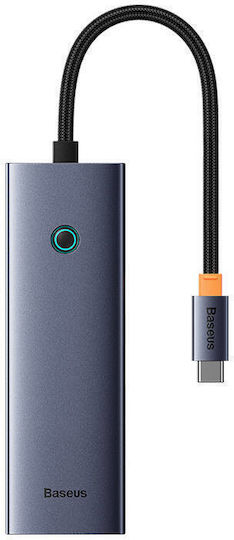 Baseus UltraJoy Hub 3 Ports USB 3.0 with USB-C Connection Gray
