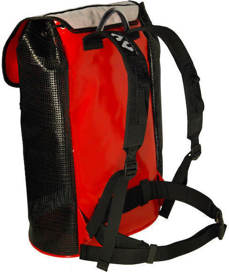 Aventure Verticale Rucsac Pentru Coardă De Alpinism 45lt Roșu