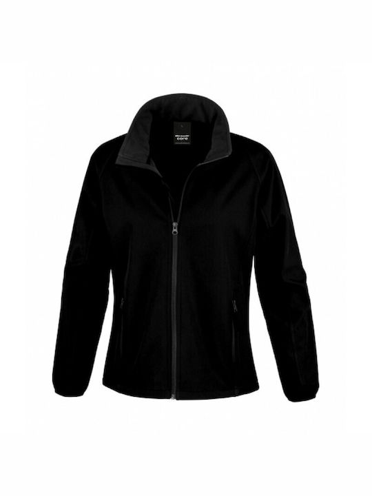 Result Women's Long Sleeve Promotional Cardigan Black