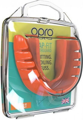 Opro Snap-fit OP140 Schutz Mundschutz Senior Orange mit Etui