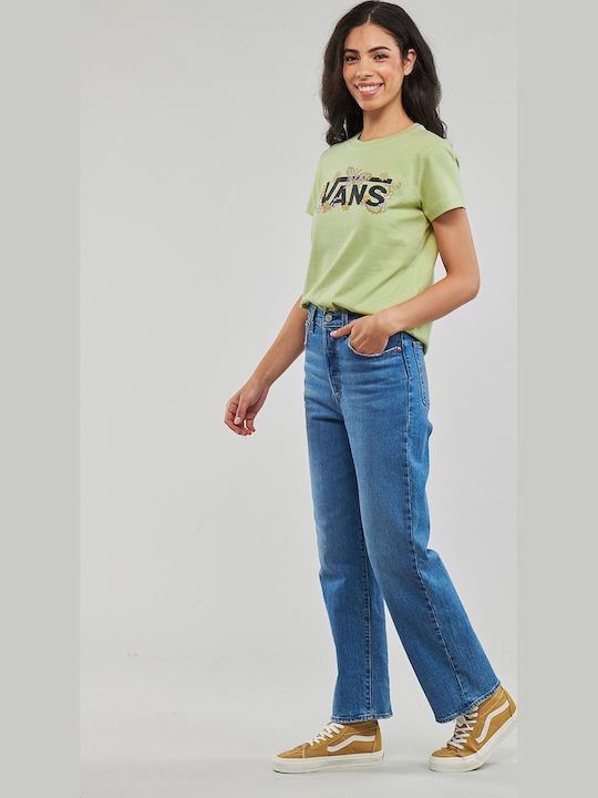 Women's T-shirt Floral Green