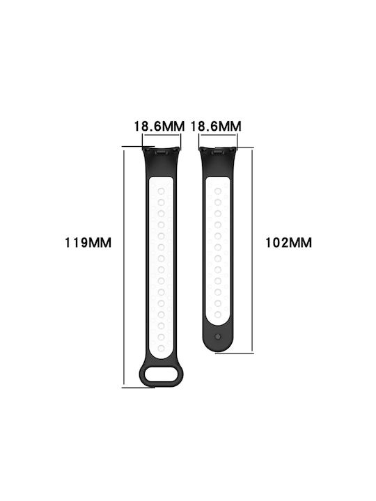 Sonique Sport Λουράκι Βεραμάν / Λευκό (Xiaomi Mi Band 8 / Mi Band 9) Sonique Sport Λουράκι Βεραμάν / Λευκό (Xiaomi Mi Band 8 / Mi Band 9)