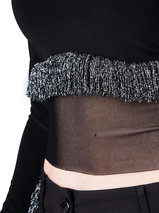 Women's Blouse Long Sleeve Black