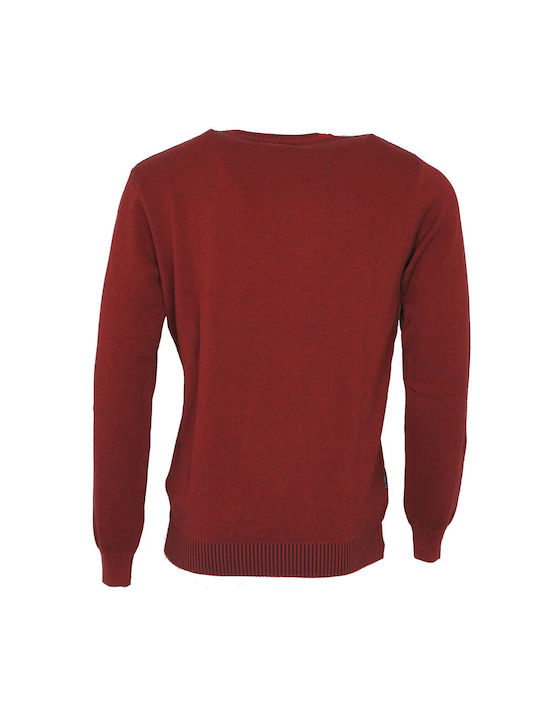 Side Effect Men's Long Sleeve Sweater Burgundy