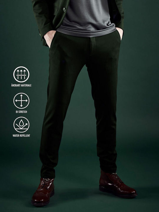 Pantaloni Bărbați Chino Regular Fit Verde
