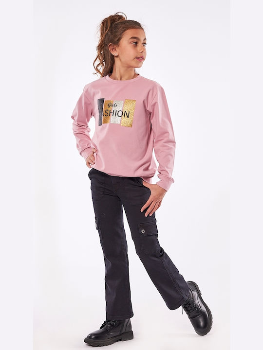 Evita Kids Blouse Long Sleeve Pink