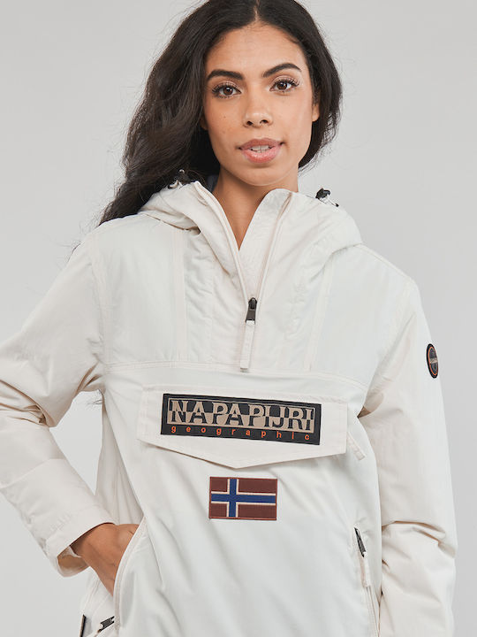 Rainforest Women's Short Parka Jacket for Winter Beige