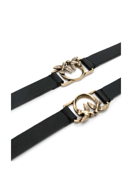 Pinko Leather Women's Belt Black