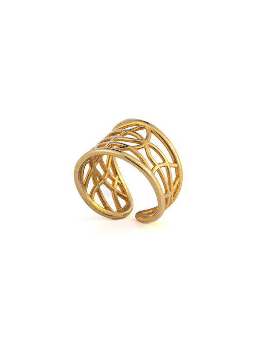 George Art Jewels Women's Gold Plated Silver Ring