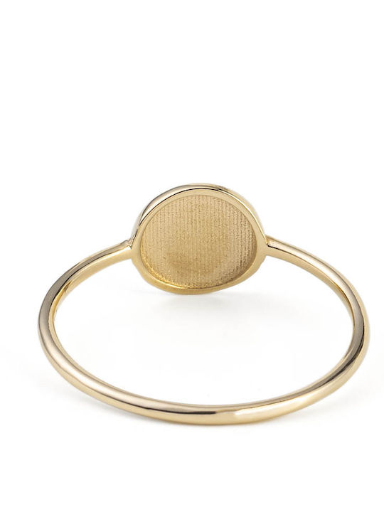 George Art Jewels Γυναικείο Δαχτυλίδι Βεράκι από Χρυσό 14Κ