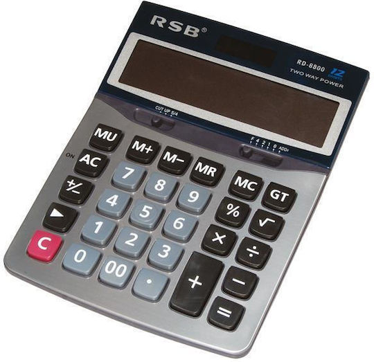 Casine CS-311 Calculator 12 Digits in Silver Color 1pcs