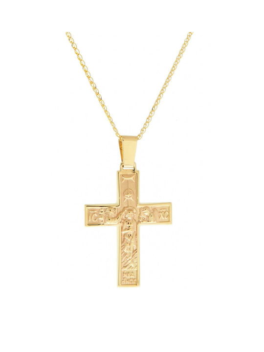 Papadopoulos Gold Men's Gold Cross 14K